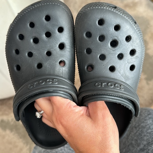 Black Kids Crocs Size 13 - Picture 6 of 6